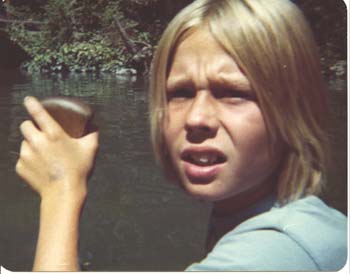 Brad canoeing age 10