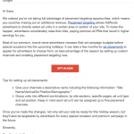 Google Adsense Letter