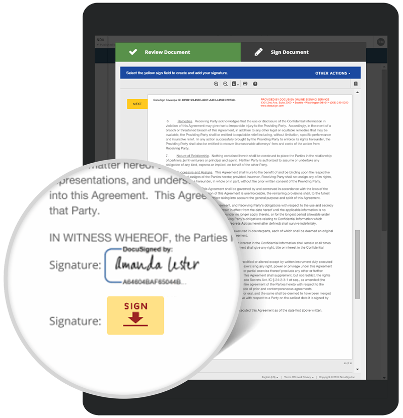 docusign mobile